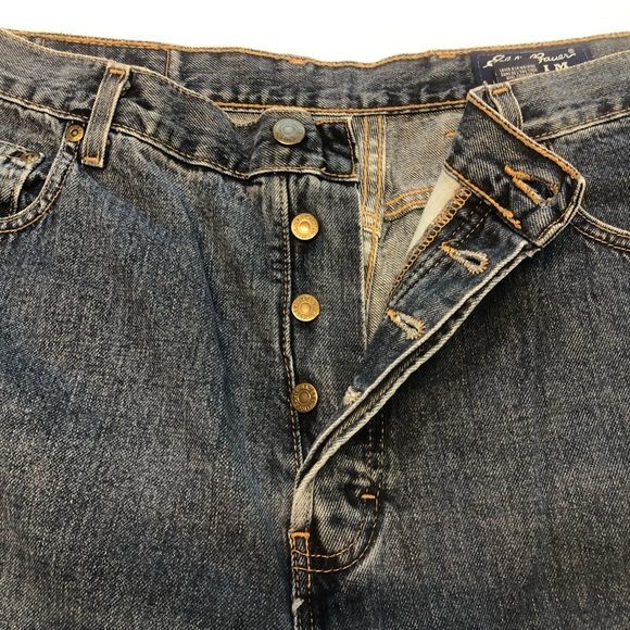 Eddie Bauer Button Up Jeans 100% Cotton - Picture 3 of 7